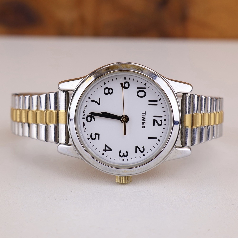 Timex Women's Two-Tone Expansion Band Watch